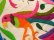 画像5: オトミ族の鹿鳥花カラフル刺繍クロス(ベッドカバーサイズ) (5)