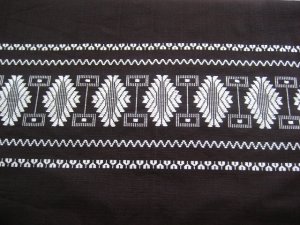 画像3: グアテマラ織ラップスカート・ダークブラウン