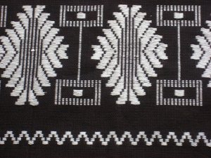画像4: グアテマラ織ラップスカート・ダークブラウン