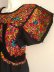 画像4: メキシコ刺繍サン・アントニーノハイグレード刺繍ブラウス・ブラック (4)