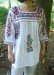 画像1: メキシコ刺繍サン・アントニーノ刺繍ブラウス長袖・カラフル刺繍ドロンワーク (1)