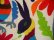画像2: オトミ族の鳥うさぎ花カラフル刺繍クロス(S) (2)