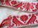 画像5: メキシコ刺繍・オトミ族の刺繍ワンピース・ホワイト×レッド刺繍　ベルト付　ゆったりめ