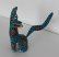 画像1: メキシコオアハカ木彫り雑貨アレブリヘ・コヨーテ・ブルー (1)