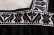 画像7: メキシコ刺繍・ナワ族の刺繍ワンピース・マンタブラック×ブラック刺繍　ベルト付　