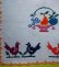 画像2: メキシコ刺繍・マサテコ族の刺繍クロス・小鳥と果物かご (2)