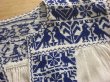 画像4: 希少！メキシコ刺繍・サポテコ族の鳥刺繍ブラウス・ブルー単色