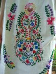 画像4: メキシコ刺繍花の刺繍ワンピース・キナリ
