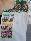 画像4: 希少！メキシコ刺繍・サポテコ族の鳥刺繍ブラウス