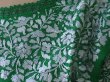画像4: メキシコ刺繍サン・アントニーノ刺繍ブラウス・ハイグレード・グリーン地・シルバー刺繍