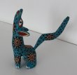 画像1: メキシコオアハカ木彫り雑貨アレブリヘ・コヨーテ・ブルー
