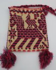 画像3: オトミ族の毛糸刺繍ショルダーバック(S)レッド
