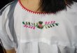 画像5: メキシコ刺繍花と鳥の刺繍ワンピース・ホワイト