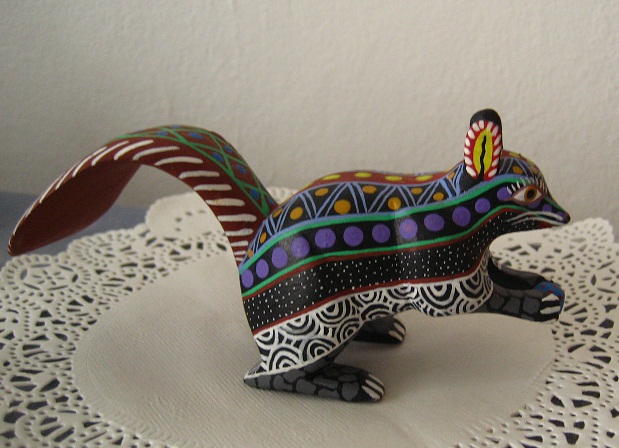 画像: メキシコオアハカ木彫り雑貨アレブリヘ・リス