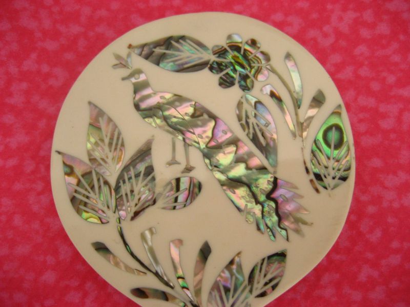 画像: イダルゴ州螺鈿細工の手鏡２カラー