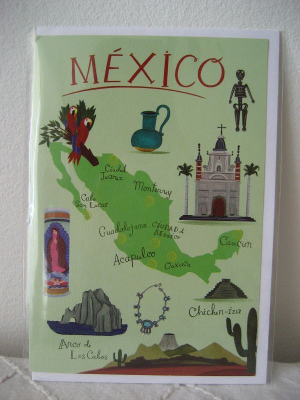 画像: メキシコデザイングリーティングカード「メキシコ」