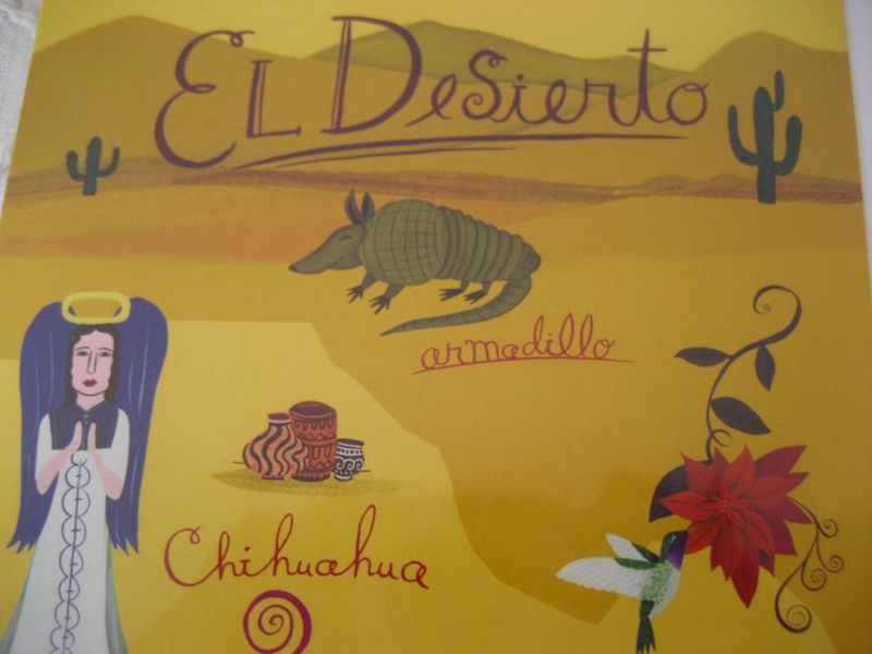 画像: メキシコデザイングリーティングカード「砂漠」