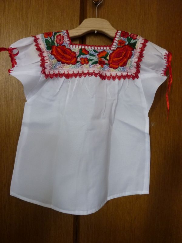 画像: メキシコ・チアパス刺繍子供用ブラウス・５〜６歳用