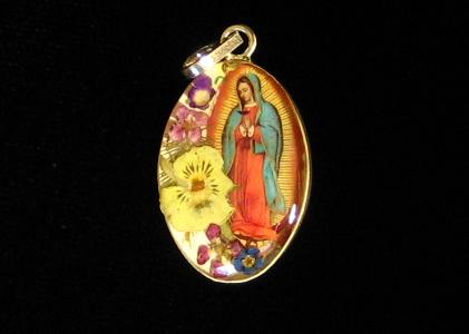 画像: メキシコ聖母グアダルーペのペンダントヘッド
