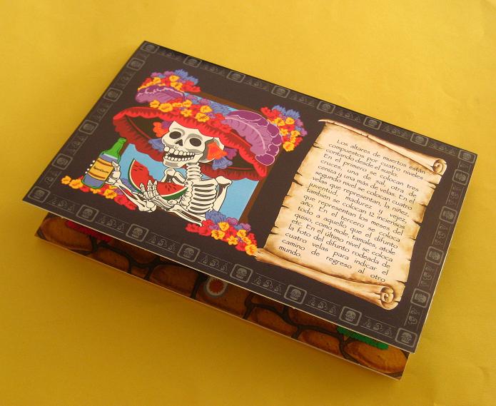 画像: メキシコ死者の日祭壇３Dカード